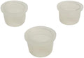 Hosley 0.59 Inch Plastic Stoppers 100 Pack for Bottles & Crafts