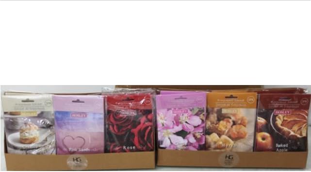 Hosley Scented Sachet Set of 24 - 6 Assorted Fragrances