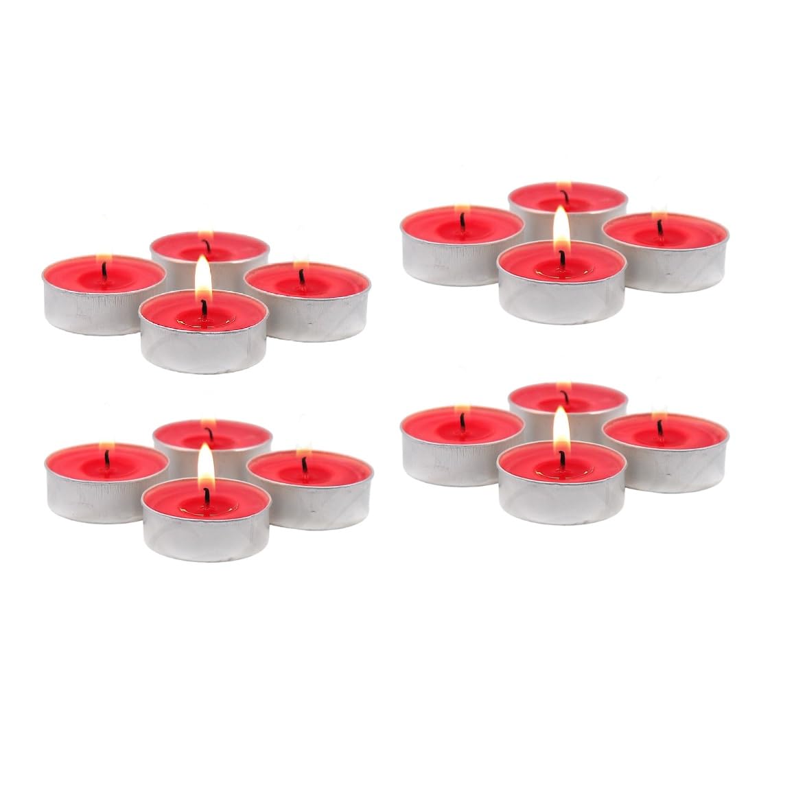 120 PCs Bulk Pack Mountain Berry Fragrance Highly Scented Tea Light Candle. Ideal for Wedding Church Vigil Emergency Lanterns Spa Aromatherapy Party Reiki Candle Garden