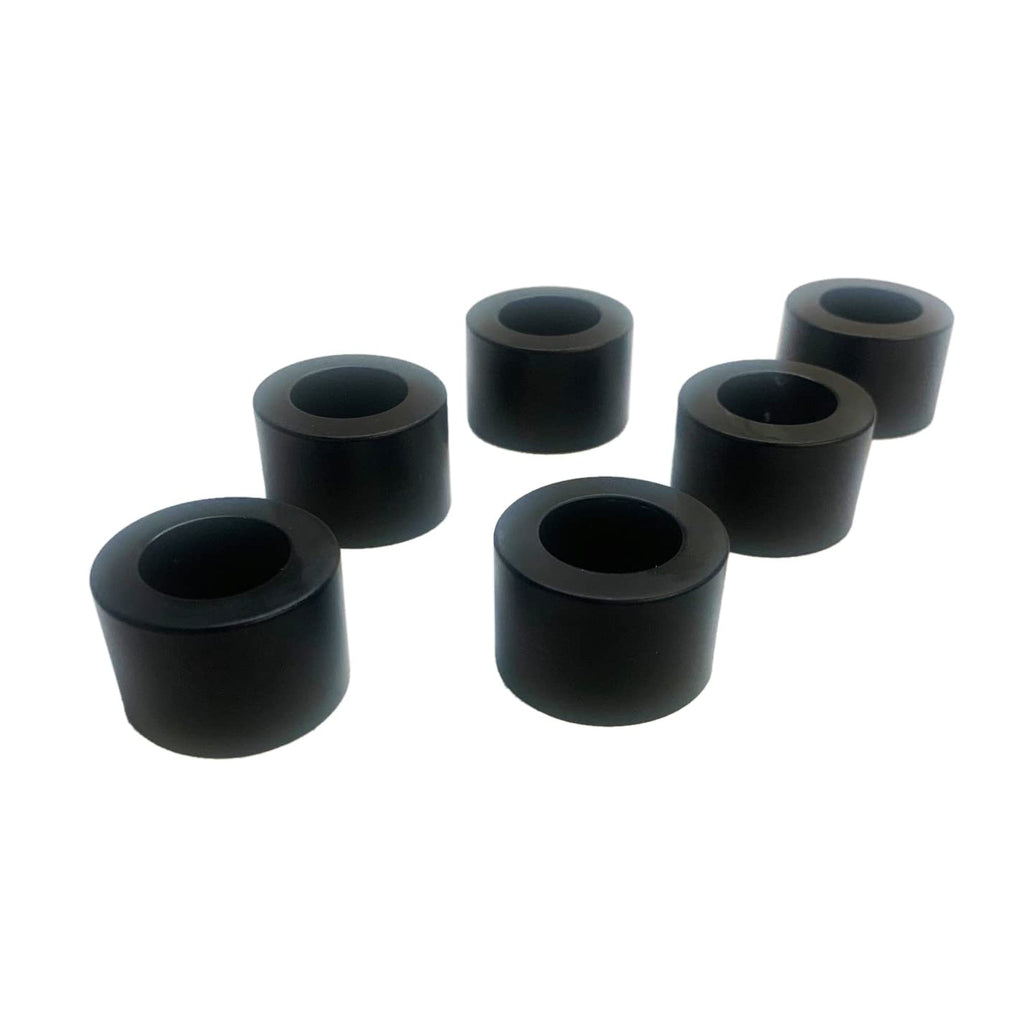 Hosley 50-Pack Black Aluminum Bottle Caps, 1.04-Inch DIY Crafts