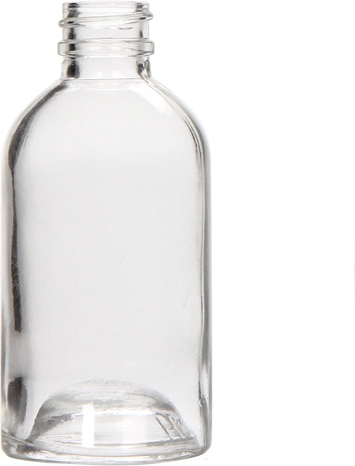 Hosley Clear Glass Boston Round Bottles 85ml Set of 48 (Bottles Only) for Reed Diffusers, Essential Oils, Cosmetic Oils, Mini Flasks, DIY Blends, Home Fragrance Storage & Decorative Crafts