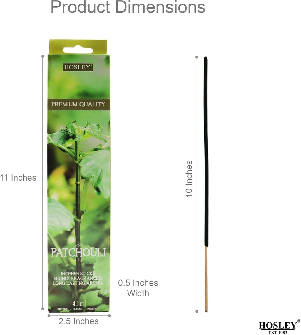 Hosley 240-Pack Assorted Incense Sticks Bulk Value Set