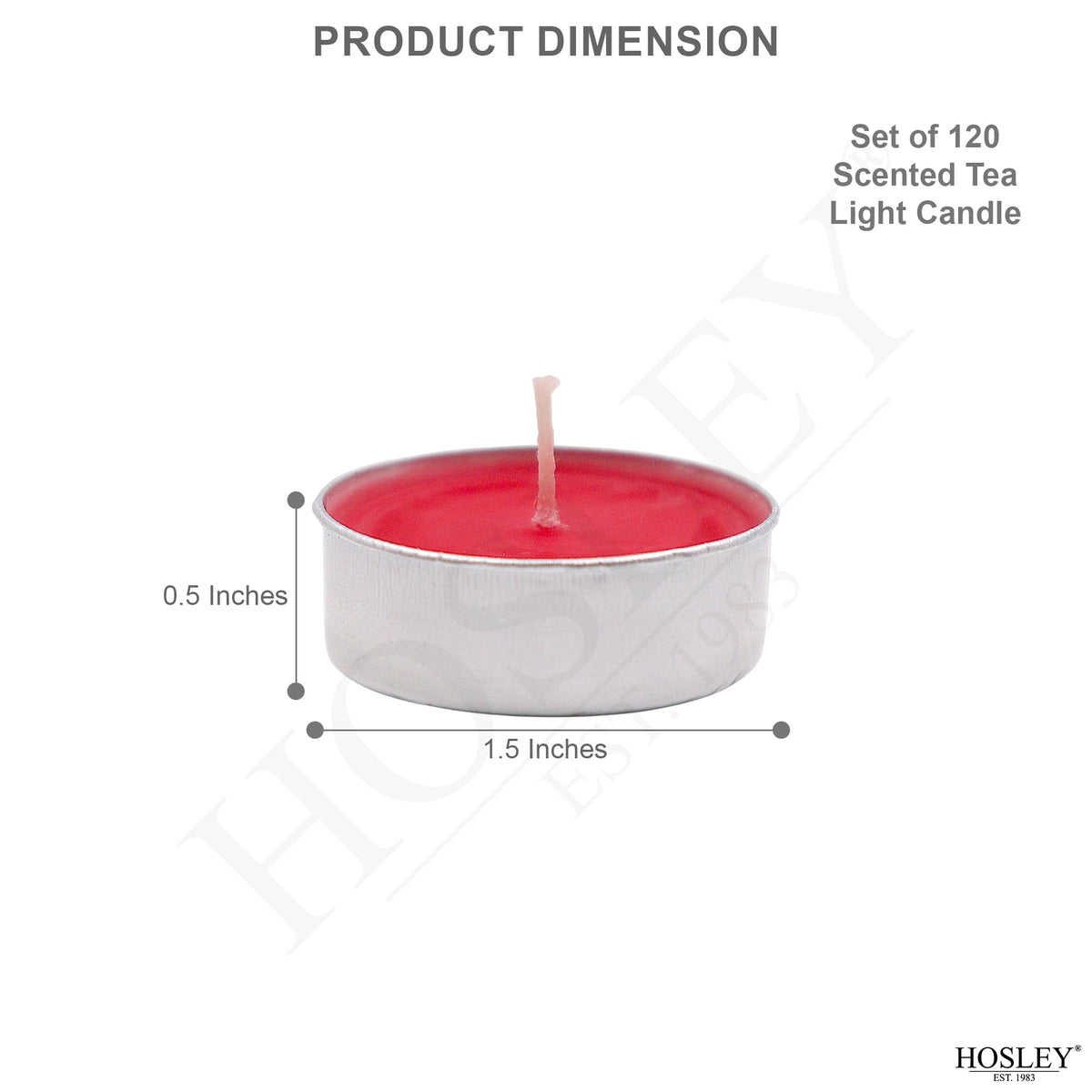 120 PCs Bulk Pack Mountain Berry Fragrance Highly Scented Tea Light Candle. Ideal for Wedding Church Vigil Emergency Lanterns Spa Aromatherapy Party Reiki Candle Garden