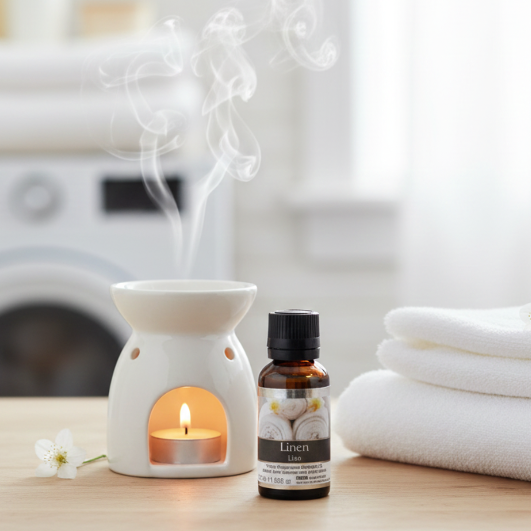 Linen Highly Scented Fragrance Warming Oils, Box of 5, 55 ml 1.86oz ea.