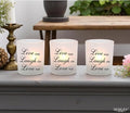 Hosley Set of 4 Glass Votive Candle Holders for Tea Lights Decor