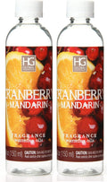 Hosley 2-Pack Cranberry Mandarin Warming Oils, 6 fl oz Each