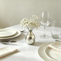 Hosley Set of 6 Mercury Glass Vases, Silver & Rose Gold Assorted