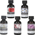 Hosley Set of 5 Floral Fragrance Warming Oils, 55ml Each