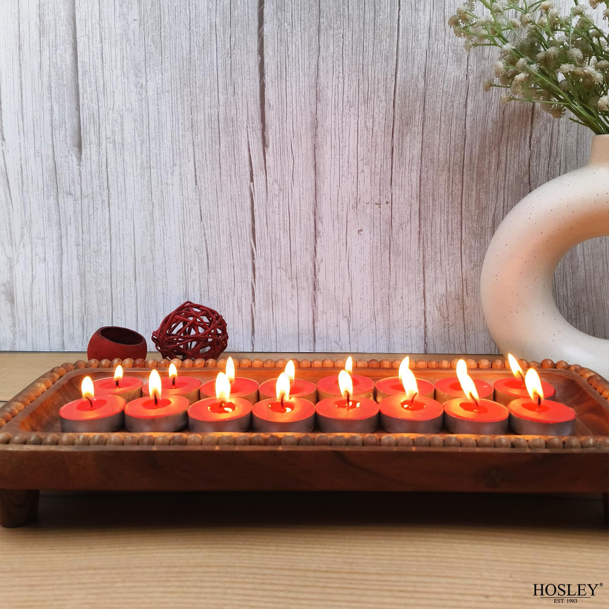 120 PCs Bulk Pack Mountain Berry Fragrance Highly Scented Tea Light Candle. Ideal for Wedding Church Vigil Emergency Lanterns Spa Aromatherapy Party Reiki Candle Garden