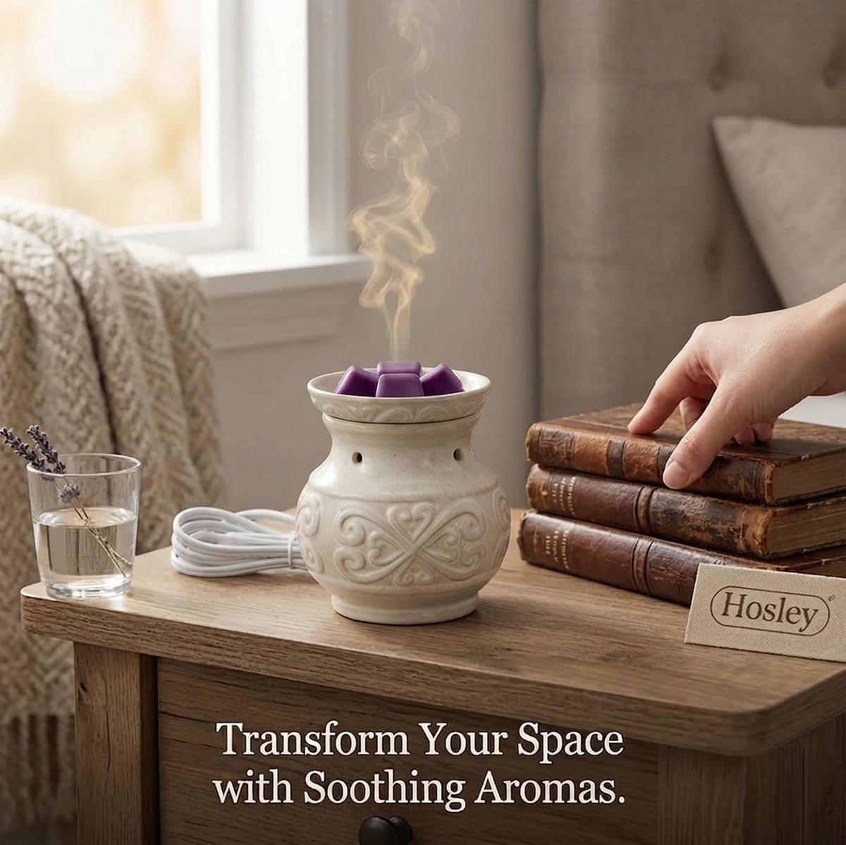 Hosley 2Pack 5 High Cream Ceramic Electric Warmer.