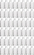 Hosley Clear Glass Boston Round Bottles 85ml Set of 48 (Bottles Only) for Reed Diffusers, Essential Oils, Cosmetic Oils, Mini Flasks, DIY Blends, Home Fragrance Storage & Decorative Crafts