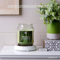 Hosley 5.4-Inch White Electric Candle Warmer for Wax Melts