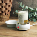 Hosley White Ceramic Electric Warmer for Wax Melts & Fragrance
