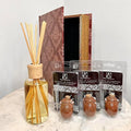 Hosley Clove Peppermint Diffuser Oil Set in Red Book Gift Box
