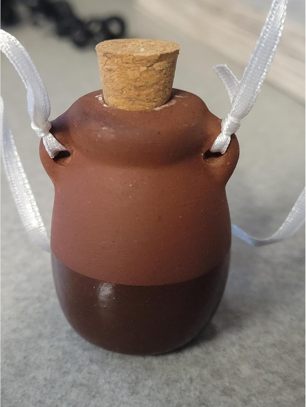 Set of 4 Terracotta Diffuser Bottle 2.17 Inch High. Ideal for Use with Essential Oils Replacement Diffusers and Reed Sticks DIY Crafts
