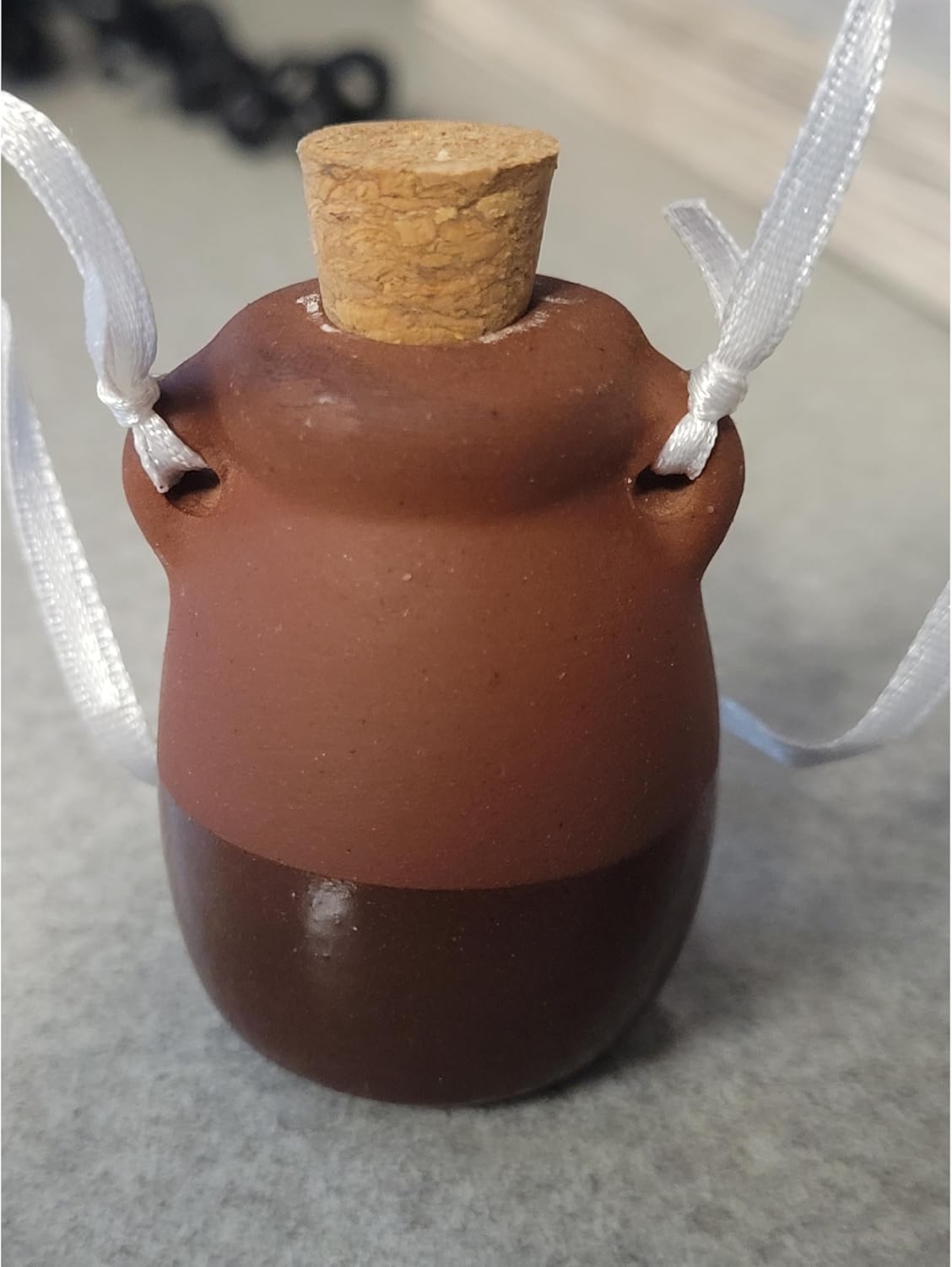Set of 4 Terracotta Diffuser Bottle 2.17 Inch High. Ideal for Use with Essential Oils Replacement Diffusers and Reed Sticks DIY Crafts