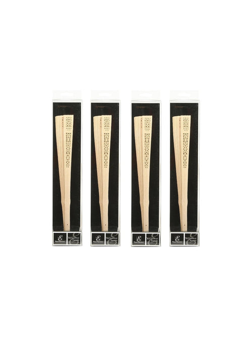 Diffuser Farmhouse Reed Sticks Hand Carved Fan Shape for Elegant Home Decor and Aromatherapy Enhancement Rustic Elegance for Great Ambiance 12.5 High Set of 4