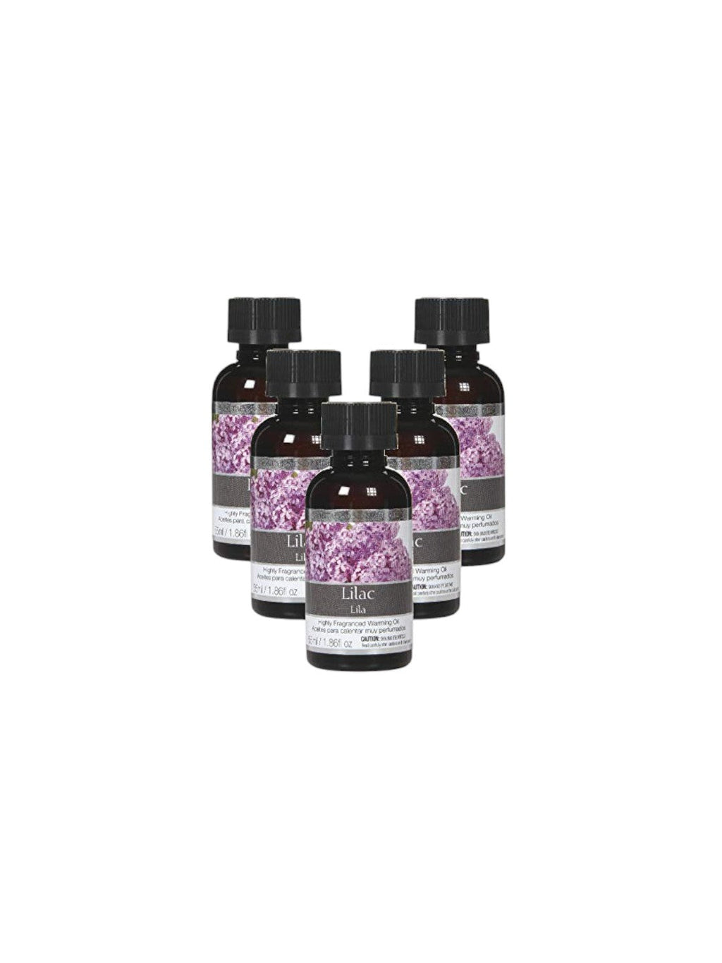 Lilac Highly Scented Fragrance Warming Oils, Box of 5, 55 ml 1.86oz ea.