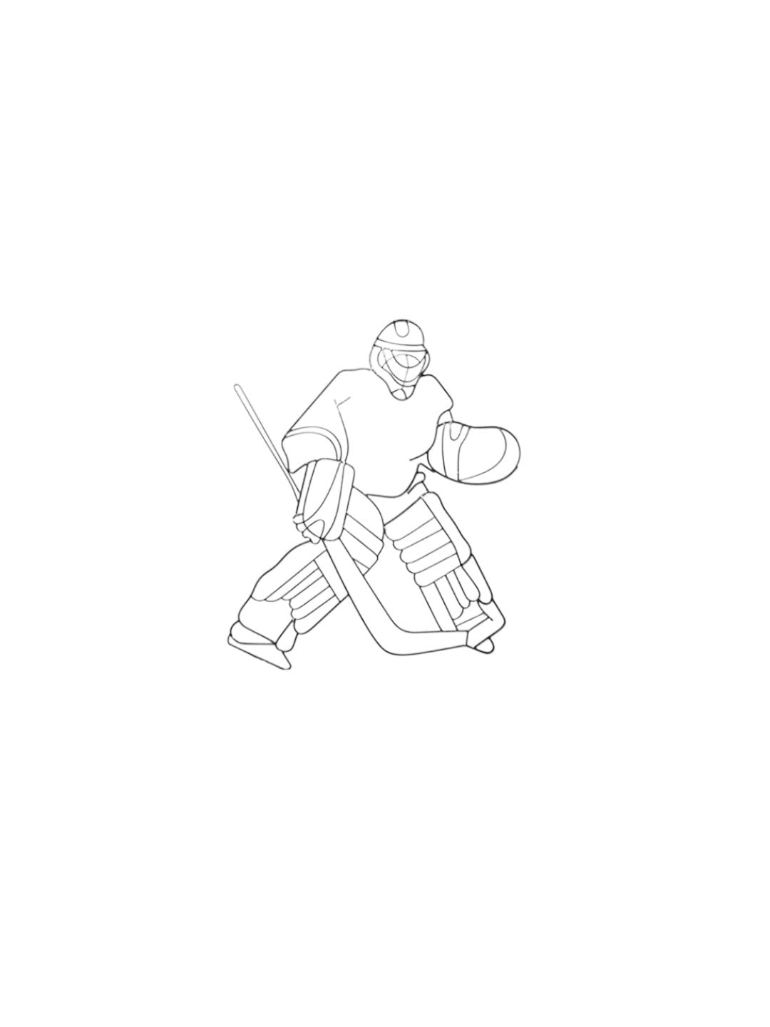 Ice Hockey Metal Wall Decor