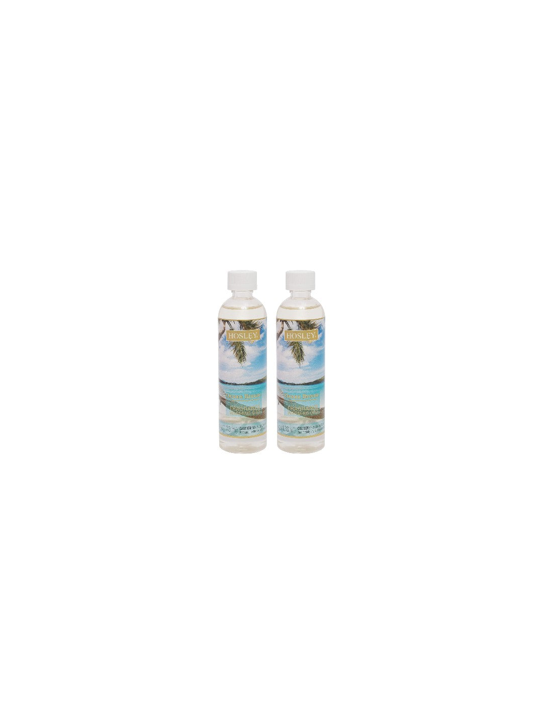 Set of 2 Ocean Breeze Fragrance Warming Oils 6 Ounce. Ideal for spa Meditation Bathroom Settings