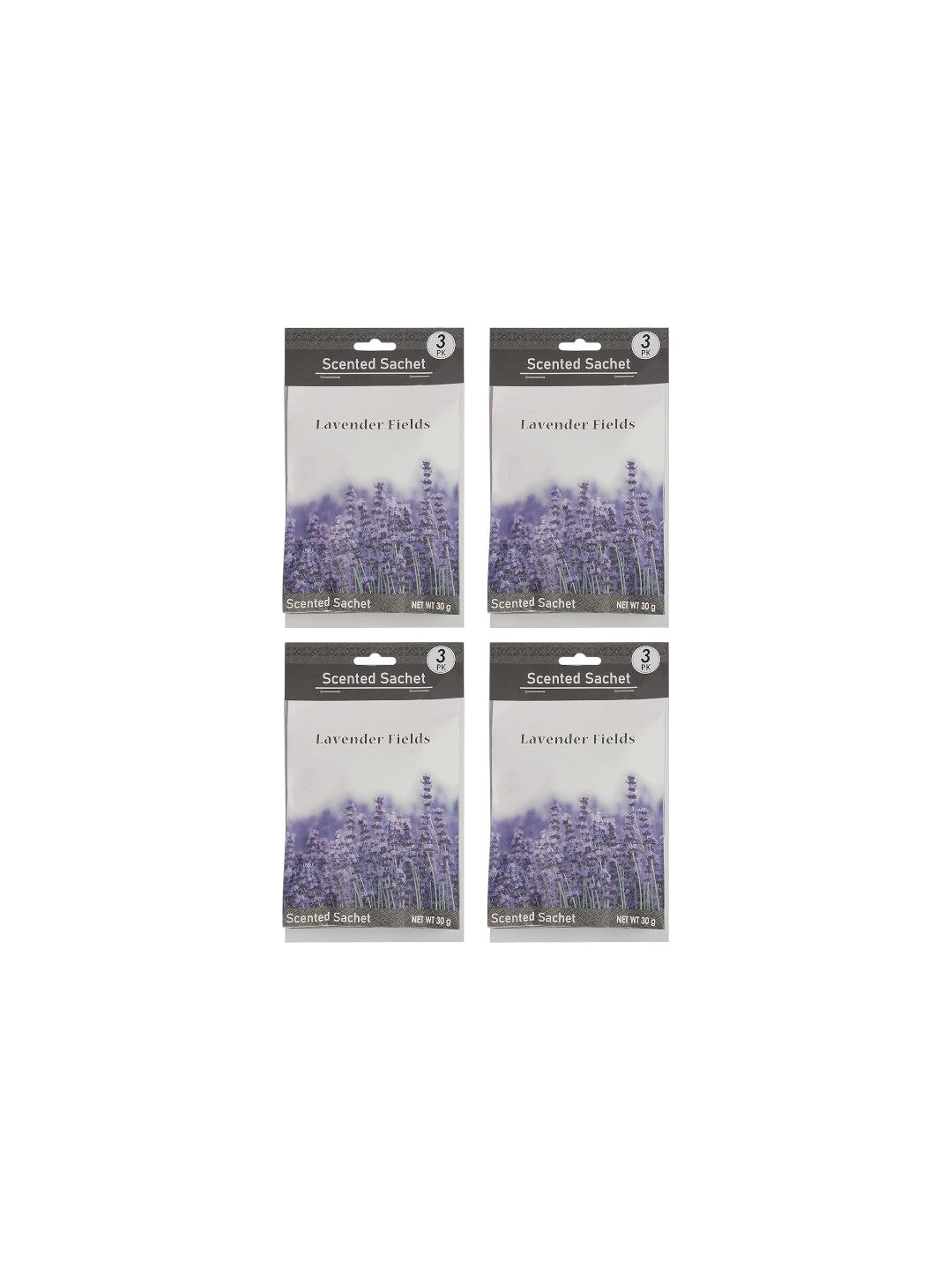 Lavender Fields Scented Sachet - Set of 12, 1 oz Each