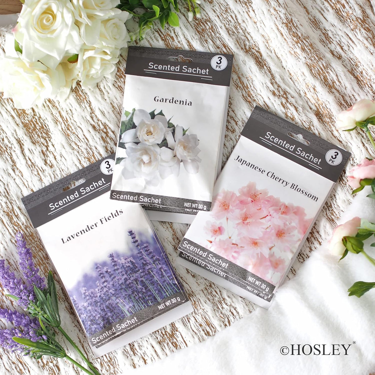 Lavender Fields Scented Sachet - Set of 12, 1 oz Each