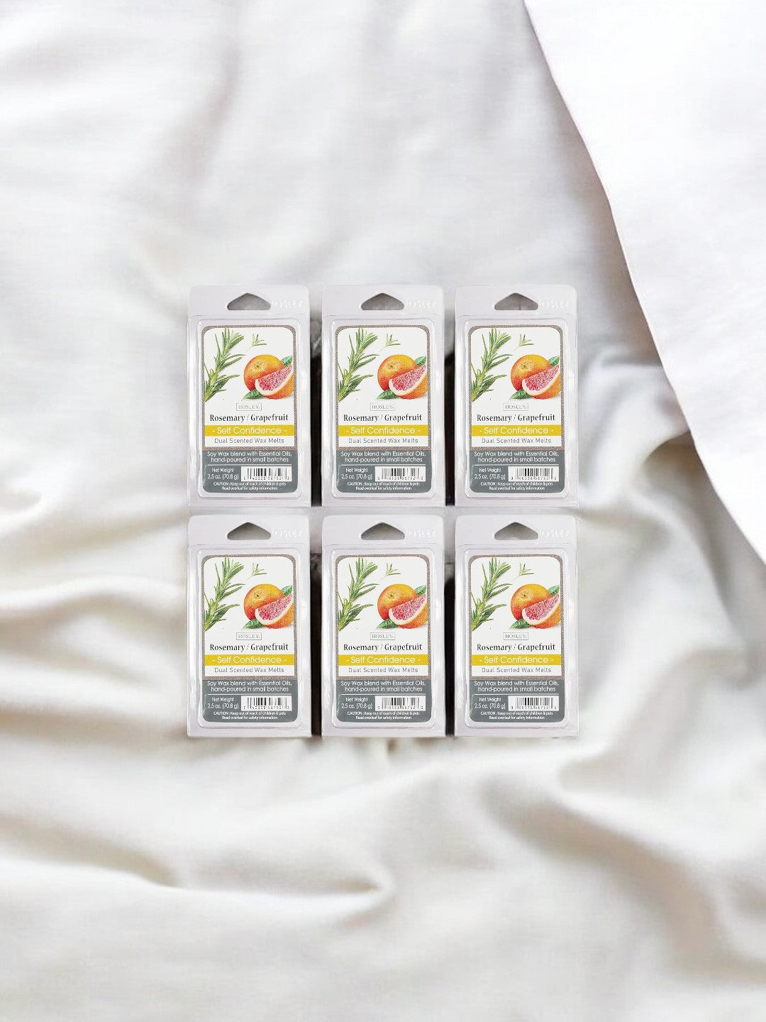 Rosemary Grapefruit Wax Cubes, Set of 6, 2.5oz each