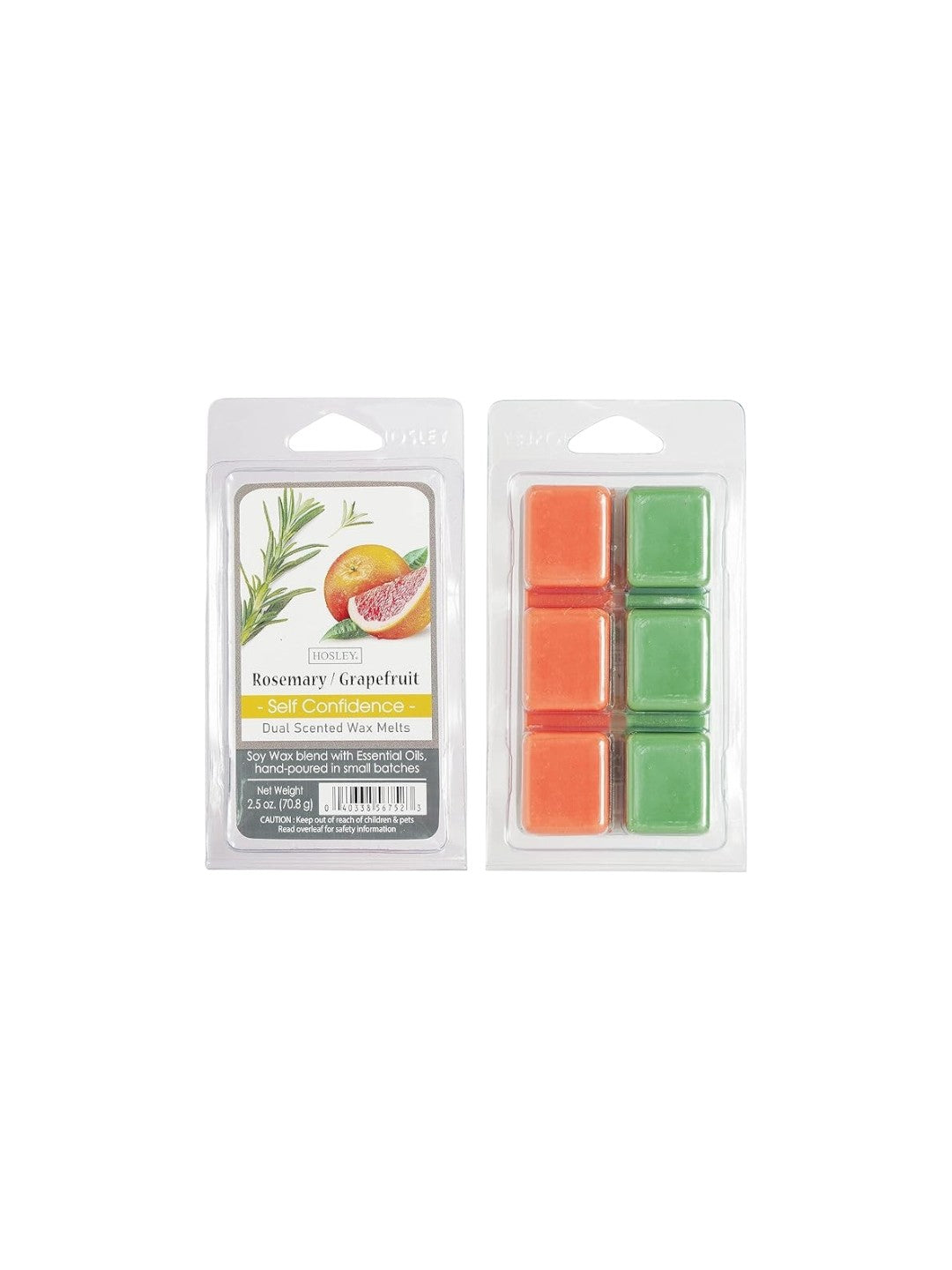 Rosemary Grapefruit Wax Cubes, Set of 6, 2.5oz each