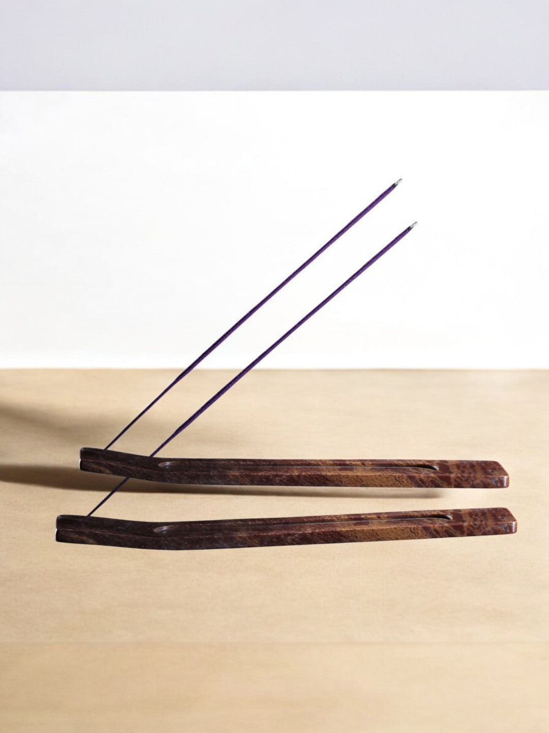 Set of 6 Wood Incense Holder Sun 10 Long. Ideal Gift for Wedding, Aromatherapy, Zen, Spa, Vastu, Reiki Chakra Settings
