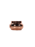 Metal Jar Filled Candle with Lid, Rose Gold Afternoon Tea Scent, 6 oz.