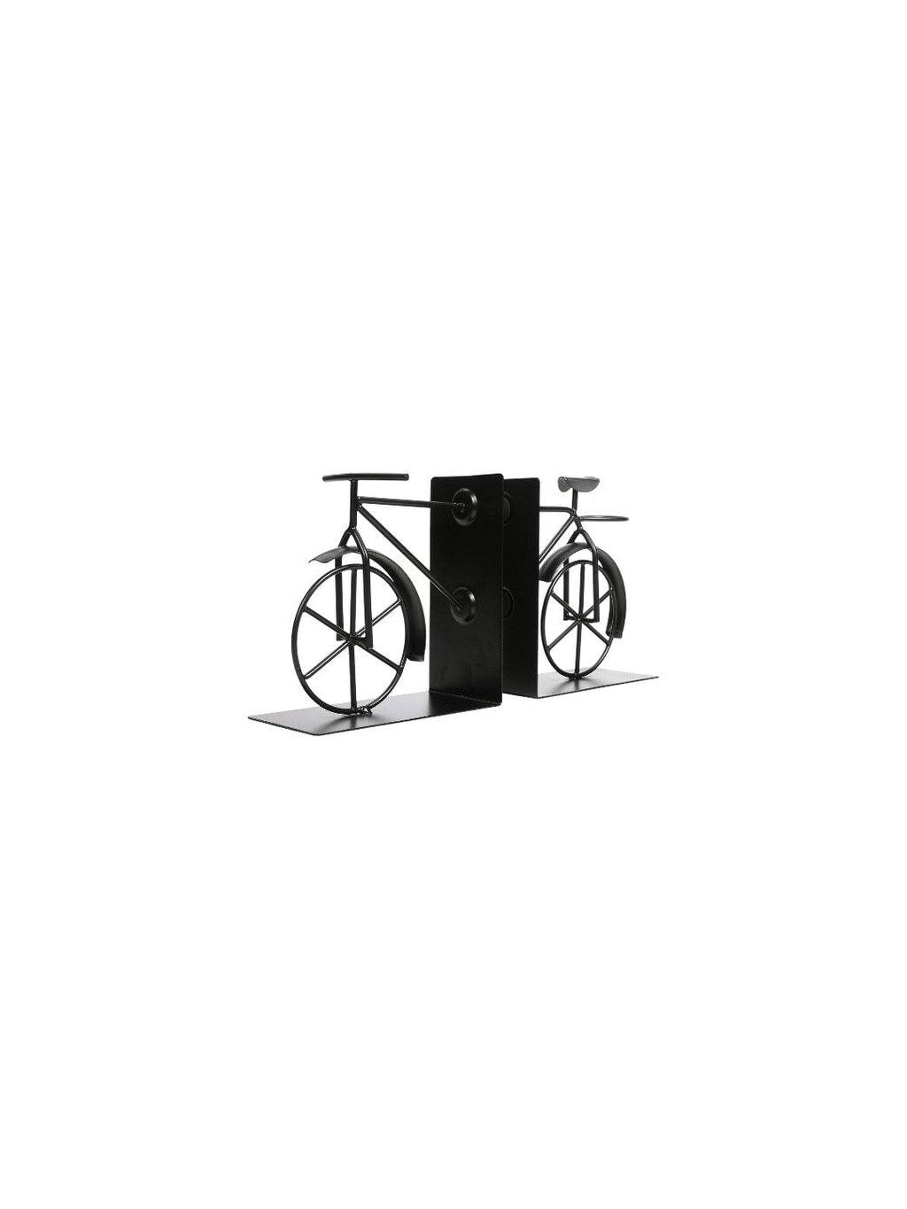Classic Vintage Metal Bike Bookends, 6.5-Inch Set of 2