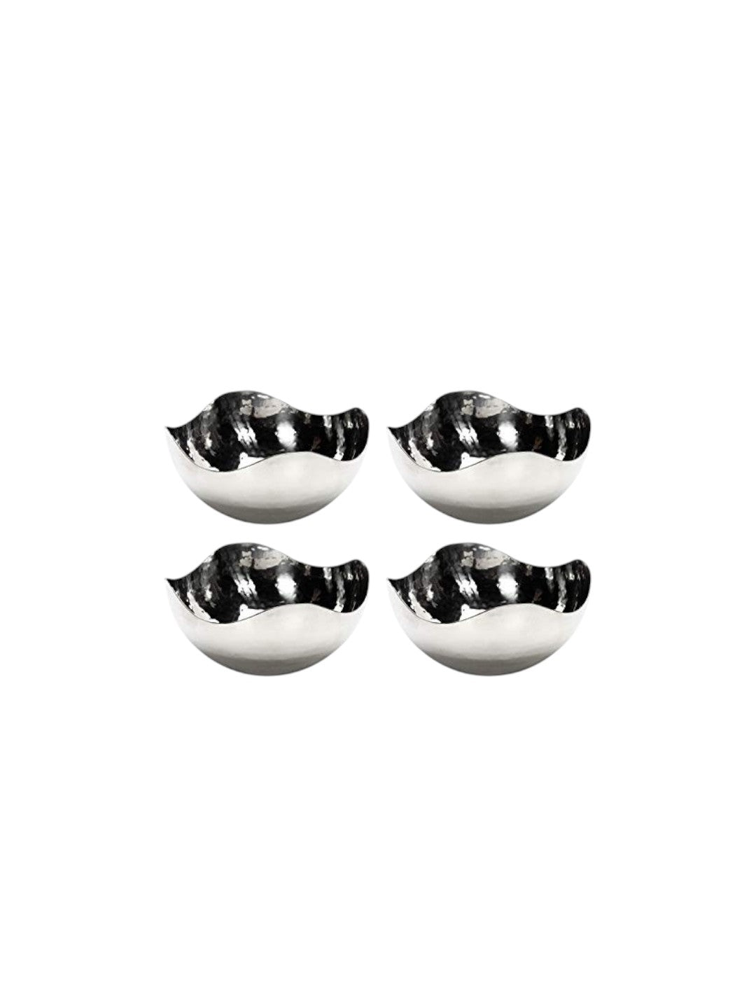 5.75 Inch Diameter Silver Finish Metal Bowl, Ideal for Potpourri, LED Candles, Weddings, Special Events, Center Pieces, Craft. Use Decor to Coordinate O3