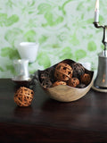 Set of 4 Silver Metal Decorative Bowls, 5.75 Inch Diameter for Decor