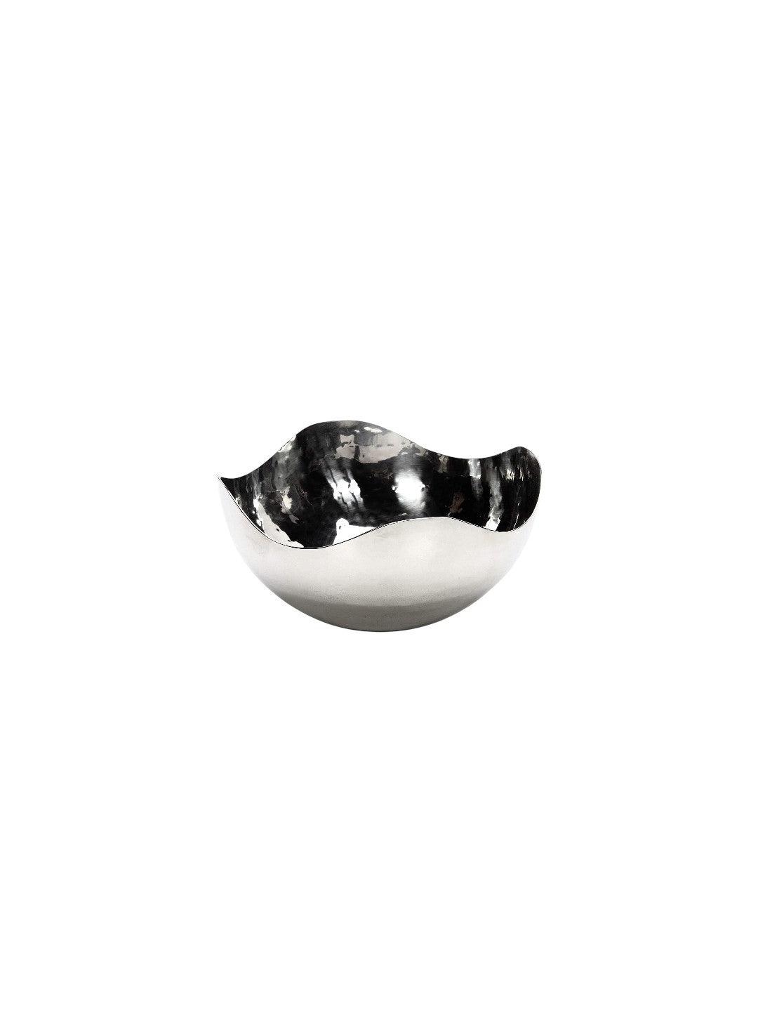 5.75 Inch Diameter Silver Finish Metal Bowl, Ideal for Potpourri, LED Candles, Weddings, Special Events, Center Pieces, Craft. Use Decor to Coordinate O3