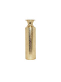 Gold Metal Tall Floor Vase, 16 Inch, Elegant Decorative Centerpiece