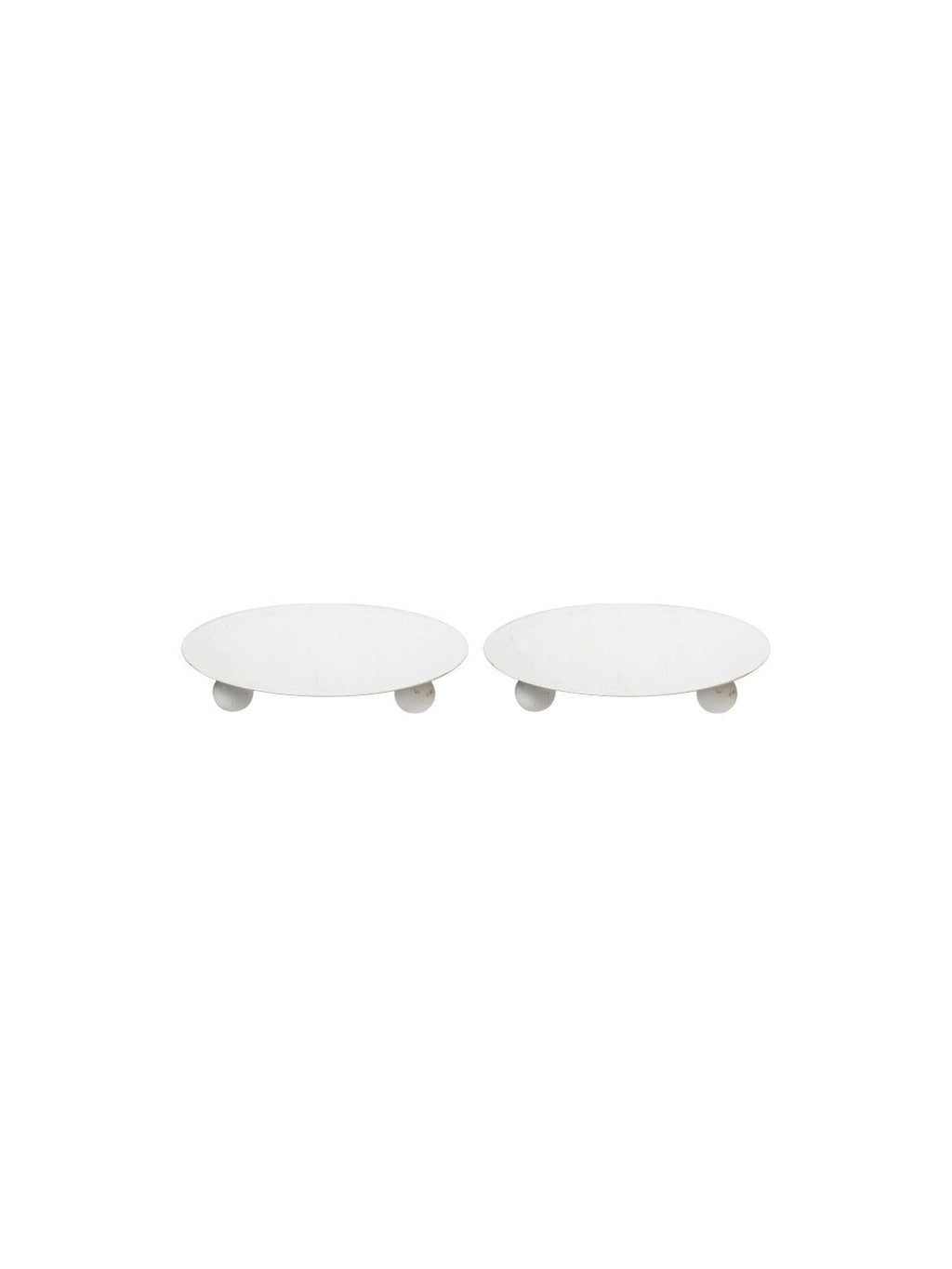 Elevate Ambiance with Set of 2 Iron Pillar Candle Holders 4 Inch Diameter, Timeless Design for Elegant Home Decor