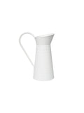 Metal Pitcher Vase, Farmhouse Rustic Watering Can Flower Jug, Vintage Shabby Chic Milk Jug Vase,10''H