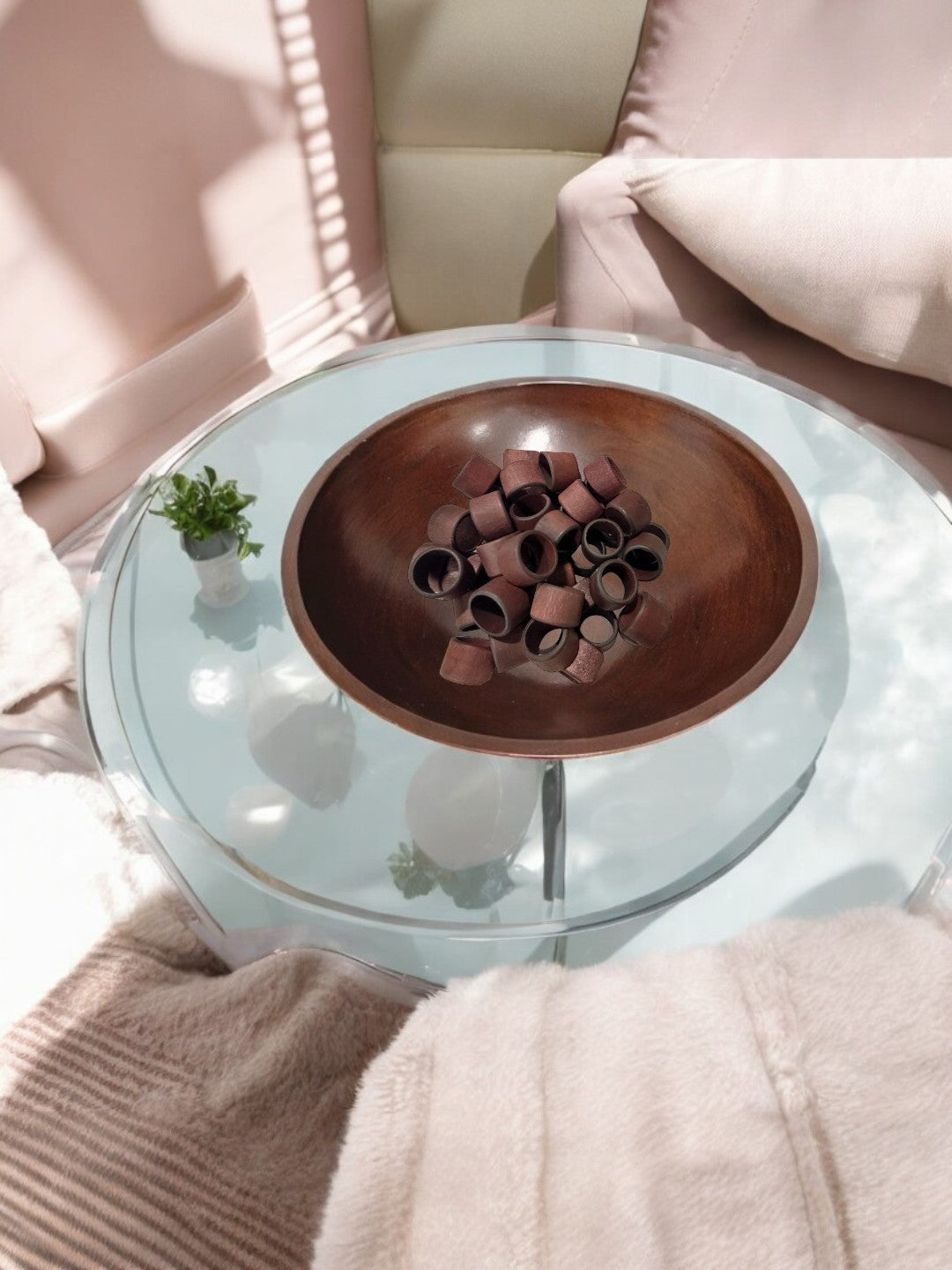 Wood Decorative Vase Filler, 50 Count