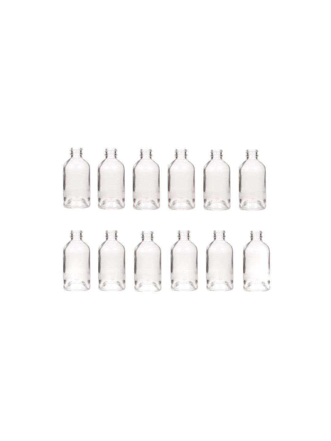 Set of 12 Diffuser Boston Round Style Glass Diffuser Bottles 85 Milliliter Large. Great for Storing Essential Oils DIY Diffusers Craft Projects Wedding Party O9