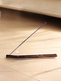 Long Incense Stick Holder Hand-Carved Serenity