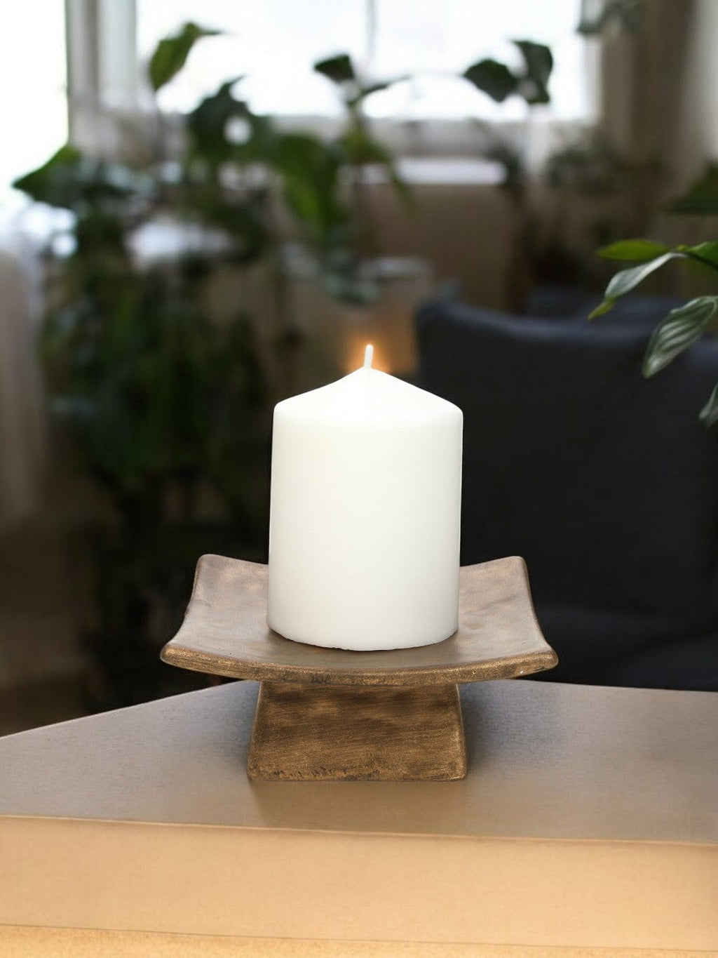 Ceramic Incense Cone/Pillar Candle Holders