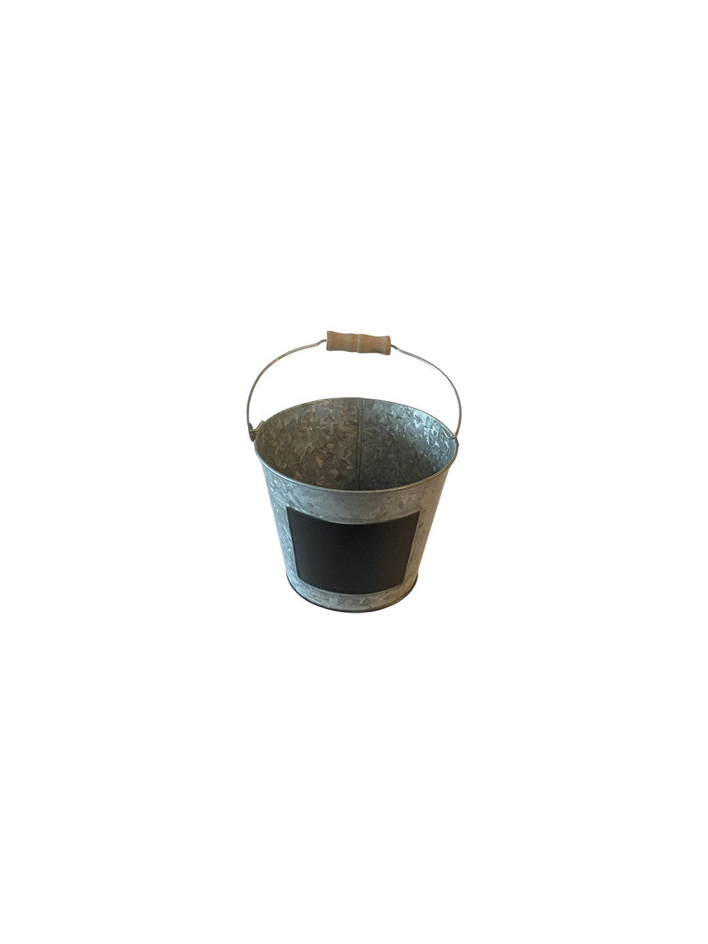 7 Inch Diameter Metal Pail with Chalkboard