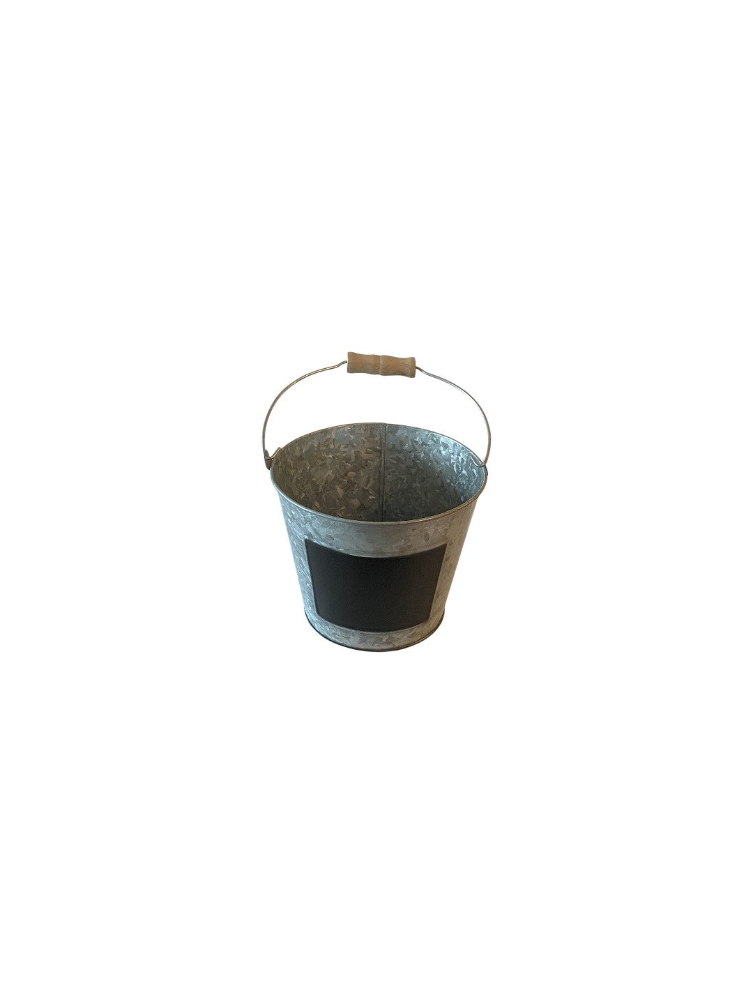 7 Inch Diameter Metal Pail with Chalkboard