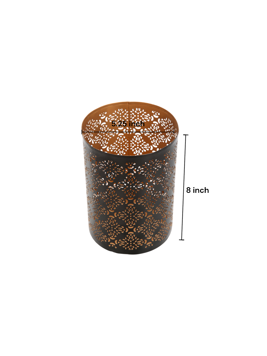Diamond Cut Candle Holder 8 Inch Height Ideal Gift for Wedding Spa Lantern Reiki Decor LED Candles P9