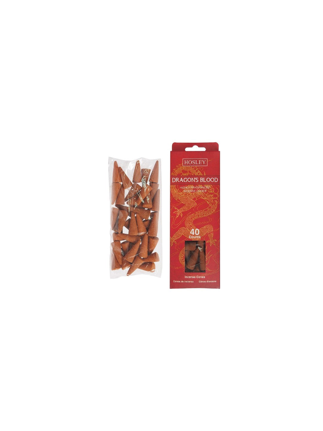 Dragon's Blood Incense Cones, 240 pack